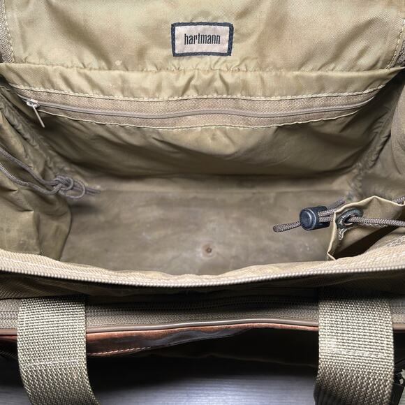Vintage Hartmann Duffle Bag Weekender CarryOn Travel Classic Preppy Heritage 15” - Picture 9 of 15